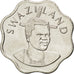 Monnaie, Swaziland, King Msawati III, 10 Cents, 2002, SPL, Copper-nickel, KM:49