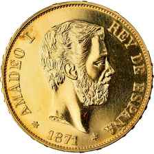 Moneda, España, 100 Pesetas, 1971, Madrid, Official restrike, FDC, Oro