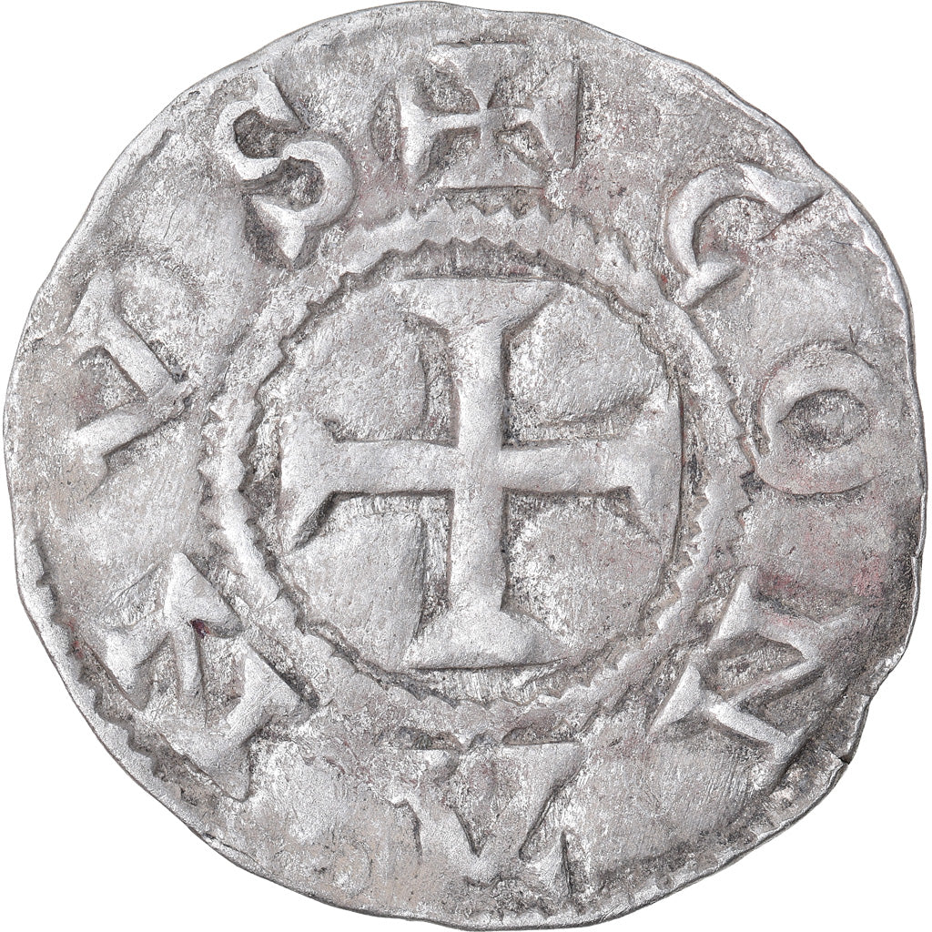 Münze, Frankreich, Conan IV, Denarius, XIIth century, Rennes, Rare, VZ, Billon