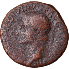 Münze, Tiberius, As, 22-23 AD, Rome, S+, Kupfer, RIC:44