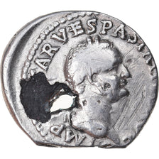 Münze, Vespasian, Denarius, Roma, Fourrée, S, Silber, Cohen:226