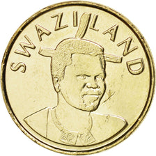 SWAZILAND, Lilangeni, 2003, KM #45, MS(63), Brass, 22.5, 9.49