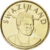SWAZILAND, Lilangeni, 2003, KM #45, MS(63), Brass, 22.5, 9.49