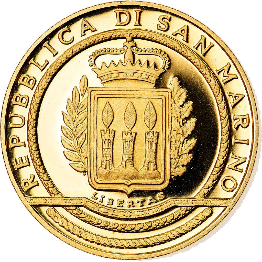 San Marino, 50 Euro, 2002, STGL, Gold, KM:461