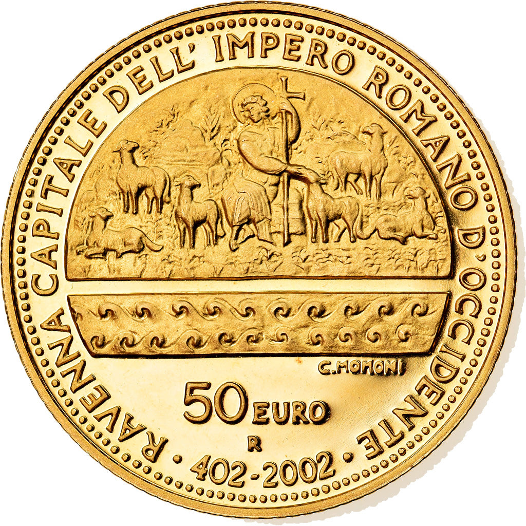 San Marino, 50 Euro, 2002, STGL, Gold, KM:461