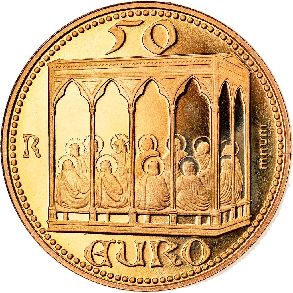 San Marino, 50 Euro, 2003, FDC, Or, KM:456