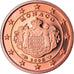 Monaco, Euro Cent, 2006, Proof, STGL, Copper Plated Steel, KM:188