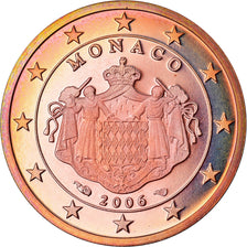 Monaco, 2 Euro Cent, 2006, Proof, STGL, Copper Plated Steel, KM:189