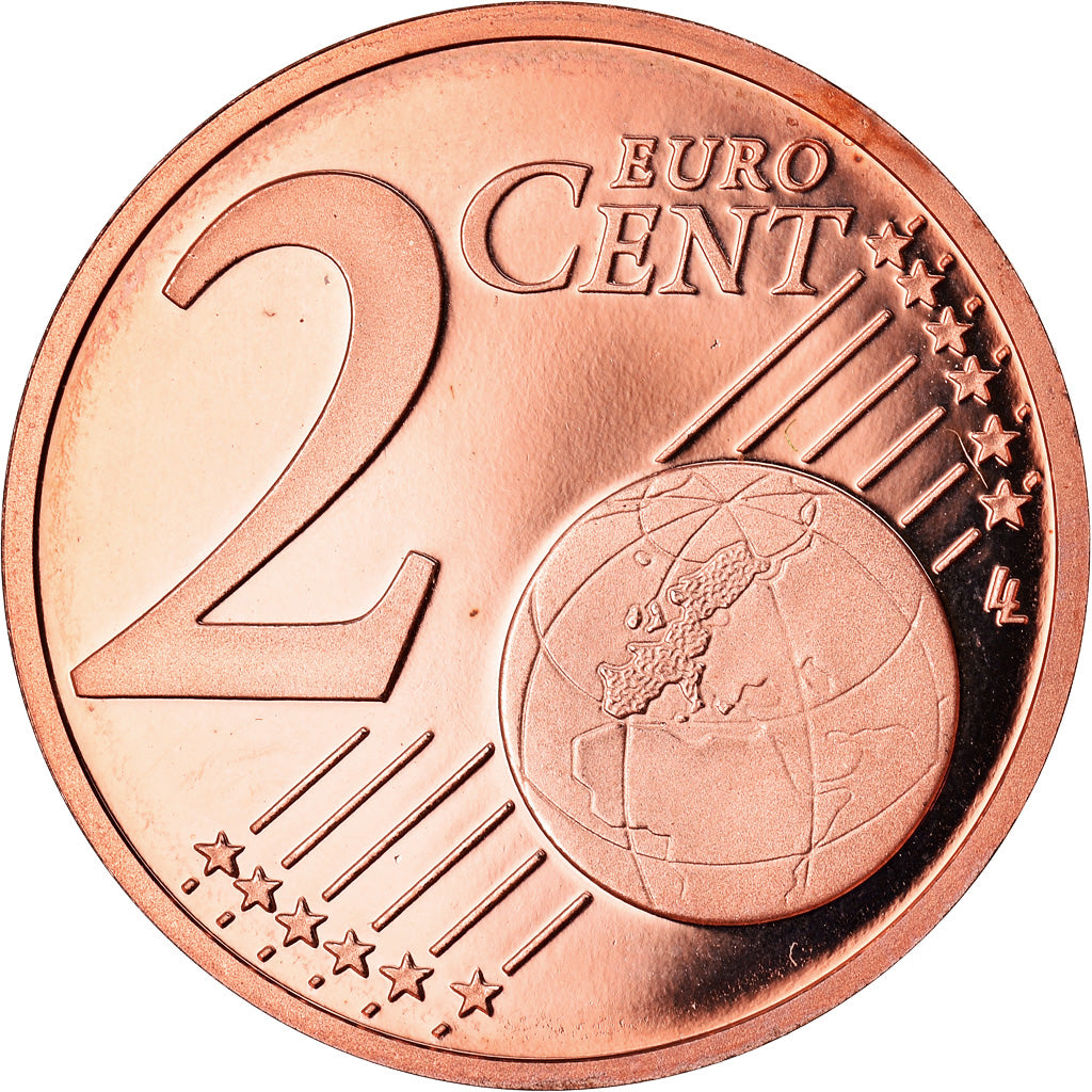 Monaco, 2 Euro Cent, 2006, Proof, STGL, Copper Plated Steel, KM:189