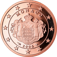 Monaco, 5 Euro Cent, 2006, Proof, STGL, Copper Plated Steel, KM:190