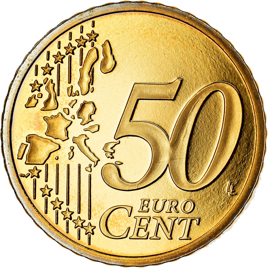 Monaco, 50 Euro Cent, 2006, Proof, STGL, Messing, KM:183