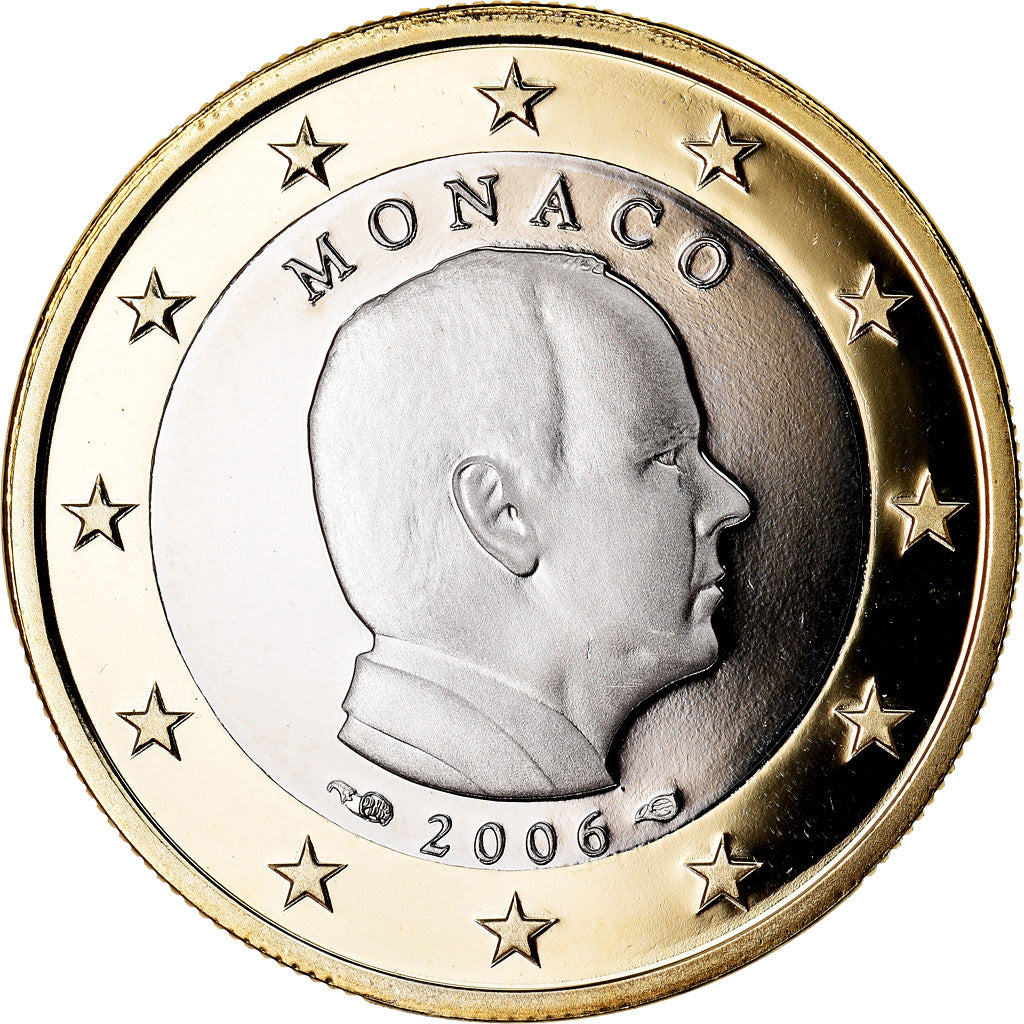 Monaco, Euro, 2006, Proof, STGL, Bi-Metallic, KM:184