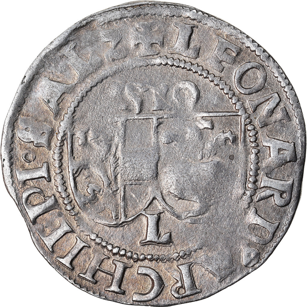 Moneda, Estados alemanes, Leonhard von Keutschach, Batzen, 1510, Salzburg, BC+