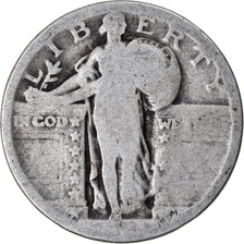 Moneta, Stati Uniti, Quarter, B+, Argento, KM:145