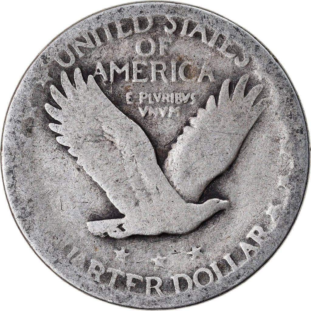 Moneta, Stati Uniti, Quarter, B+, Argento, KM:145