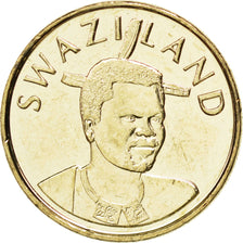 SWAZILAND, Lilangeni, 2008, KM #45, MS(63), Brass, 22.5, 9.50