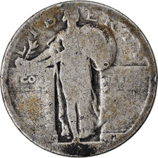 Moneta, Stati Uniti, Quarter, B+, Argento, KM:145