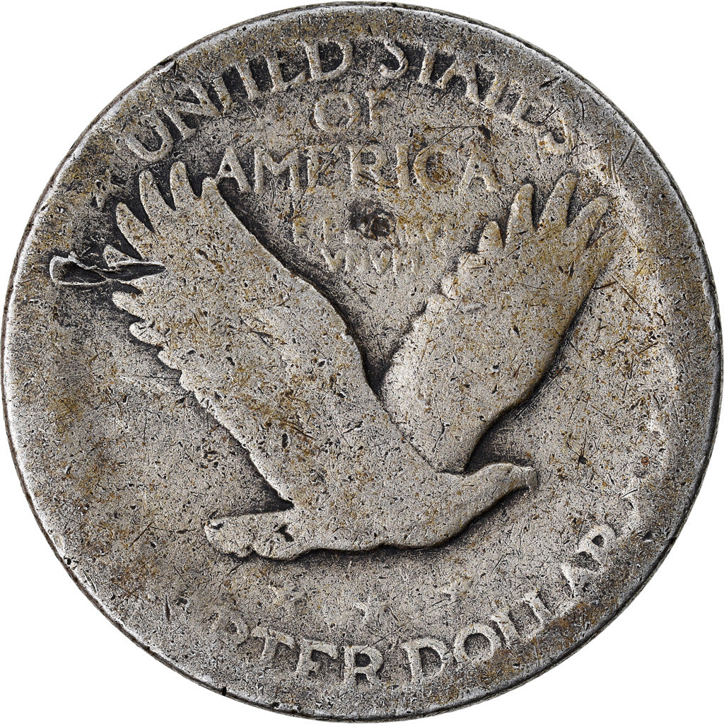 Moneta, Stati Uniti, Quarter, B+, Argento, KM:145