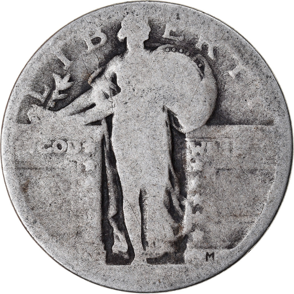 Moneta, Stati Uniti, Quarter, B+, Argento, KM:145