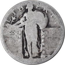 Moneta, Stati Uniti, Quarter, B+, Argento, KM:145
