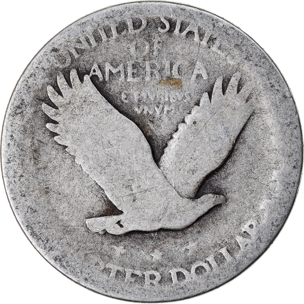 Moneta, Stati Uniti, Quarter, B+, Argento, KM:145