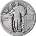 Monnaie, États-Unis, Quarter, B+, Argent, KM:145