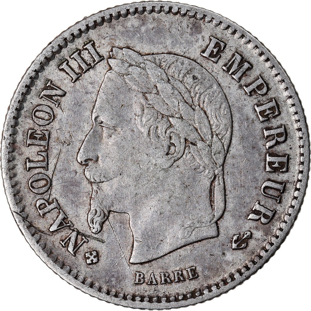 Coin, France, Napoleon III, Napoléon III, 20 Centimes, 1867, Strasbourg