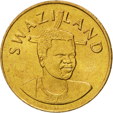 SWAZILAND, 5 Emalangeni, 1999, KM #47, MS(63), Brass, 7.63