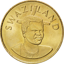 Monnaie, Swaziland, King Msawati III, 5 Emalangeni, 2008, SPL, Laiton, KM:55