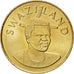 Coin, Swaziland, King Msawati III, 5 Emalangeni, 2008, MS(63), Brass, KM:55