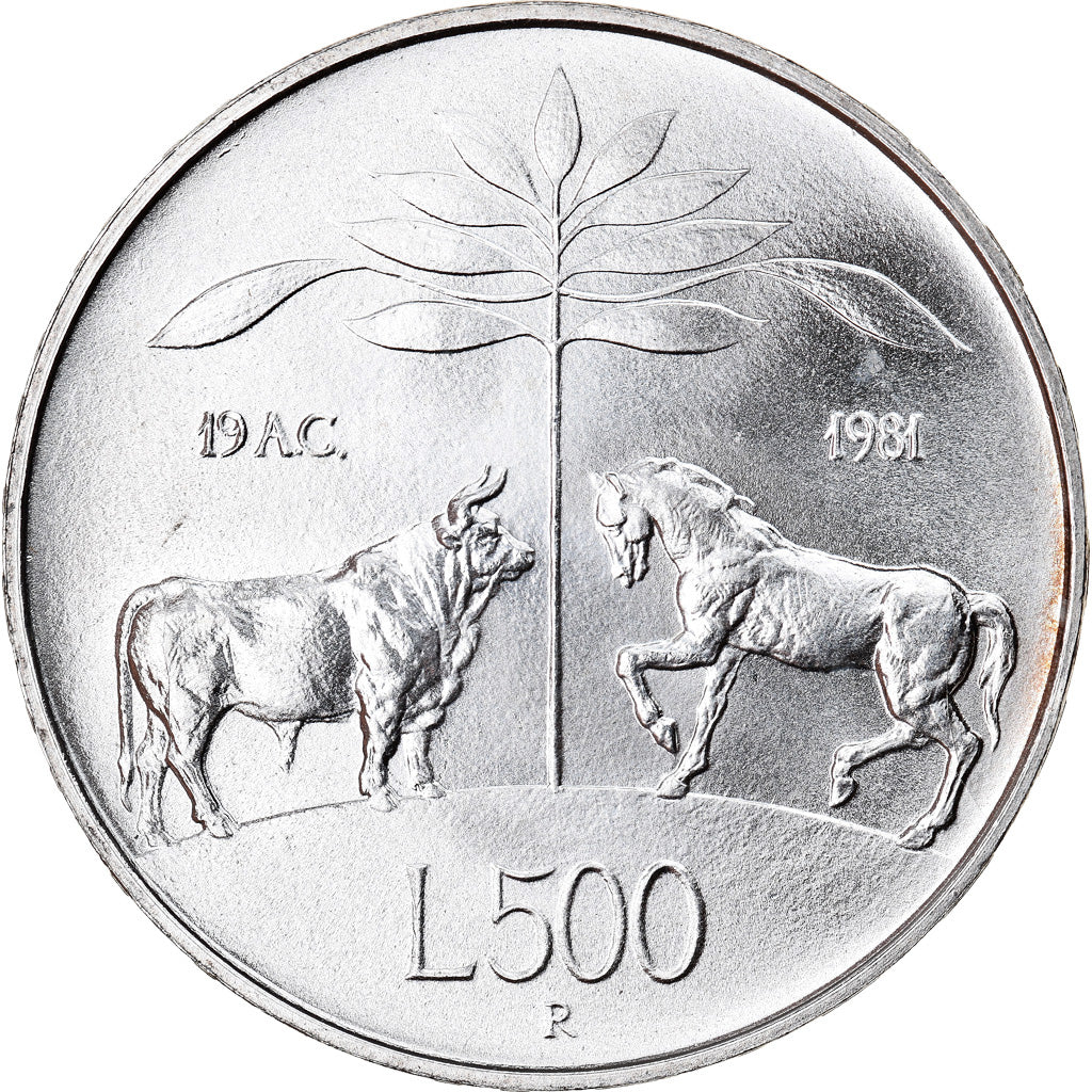 Moneta, Italia, 500 Lire, 1981, Rome, SPL, Argento, KM:110