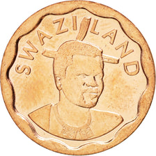 SWAZILAND, 5 Cents, 2011, KM #56, MS(63), Copper Plated Steel, 1.98