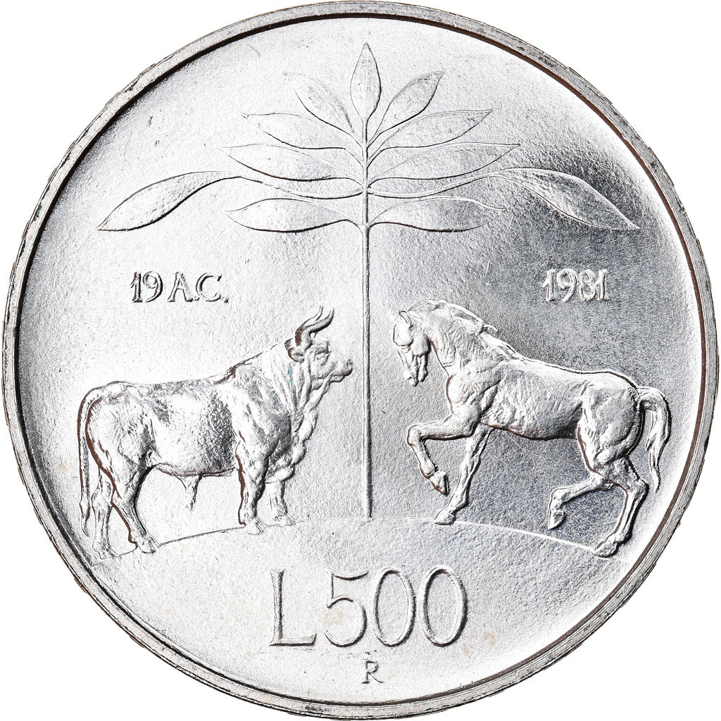 Moneta, Italia, 500 Lire, 1981, Rome, SPL, Argento, KM:110