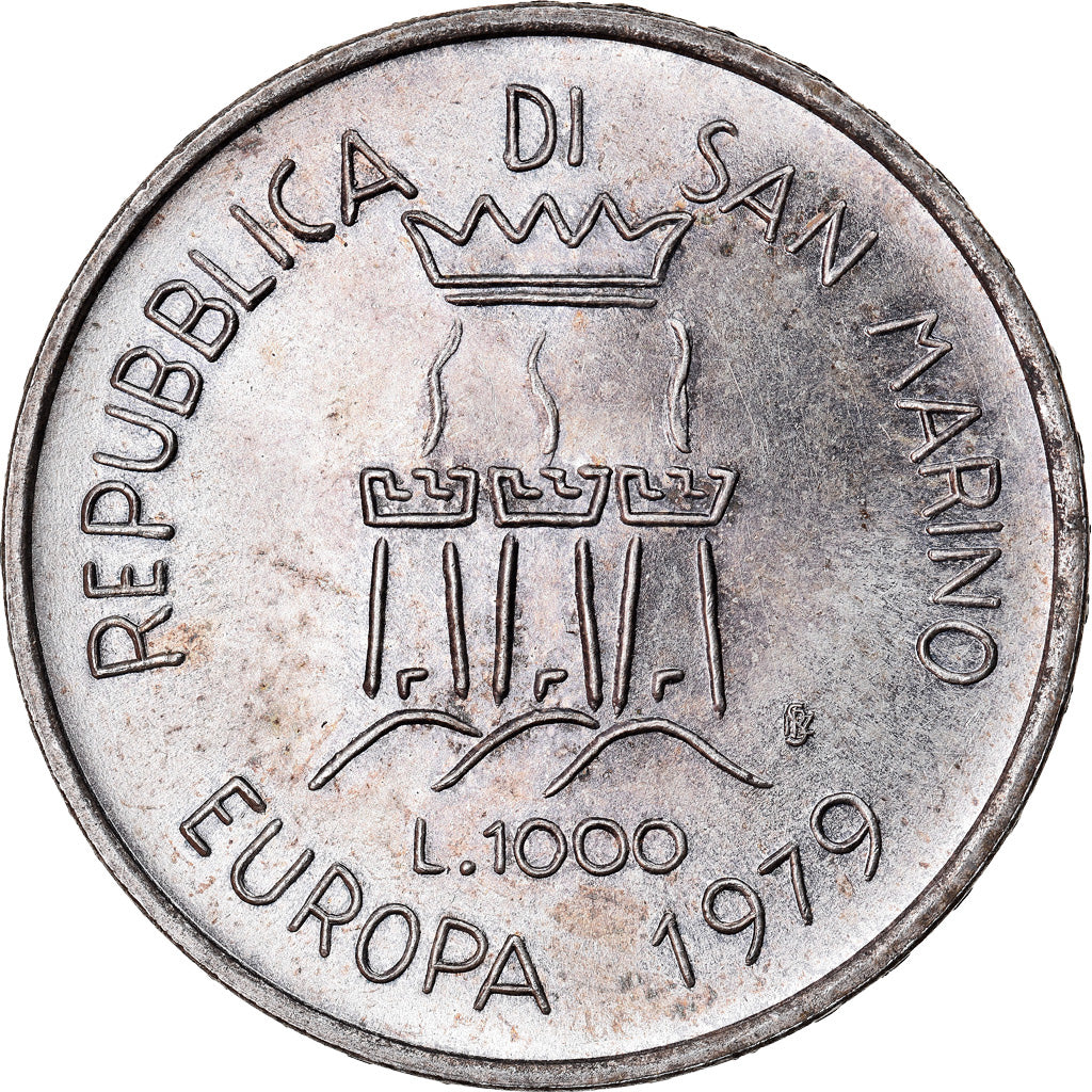 Moneta, San Marino, 1000 Lire, 1979, SPL, Argento, KM:98