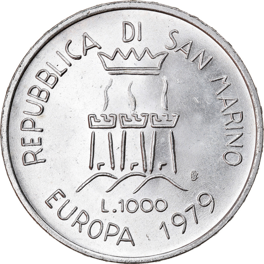 Moneta, San Marino, 1000 Lire, 1979, SPL, Argento, KM:98
