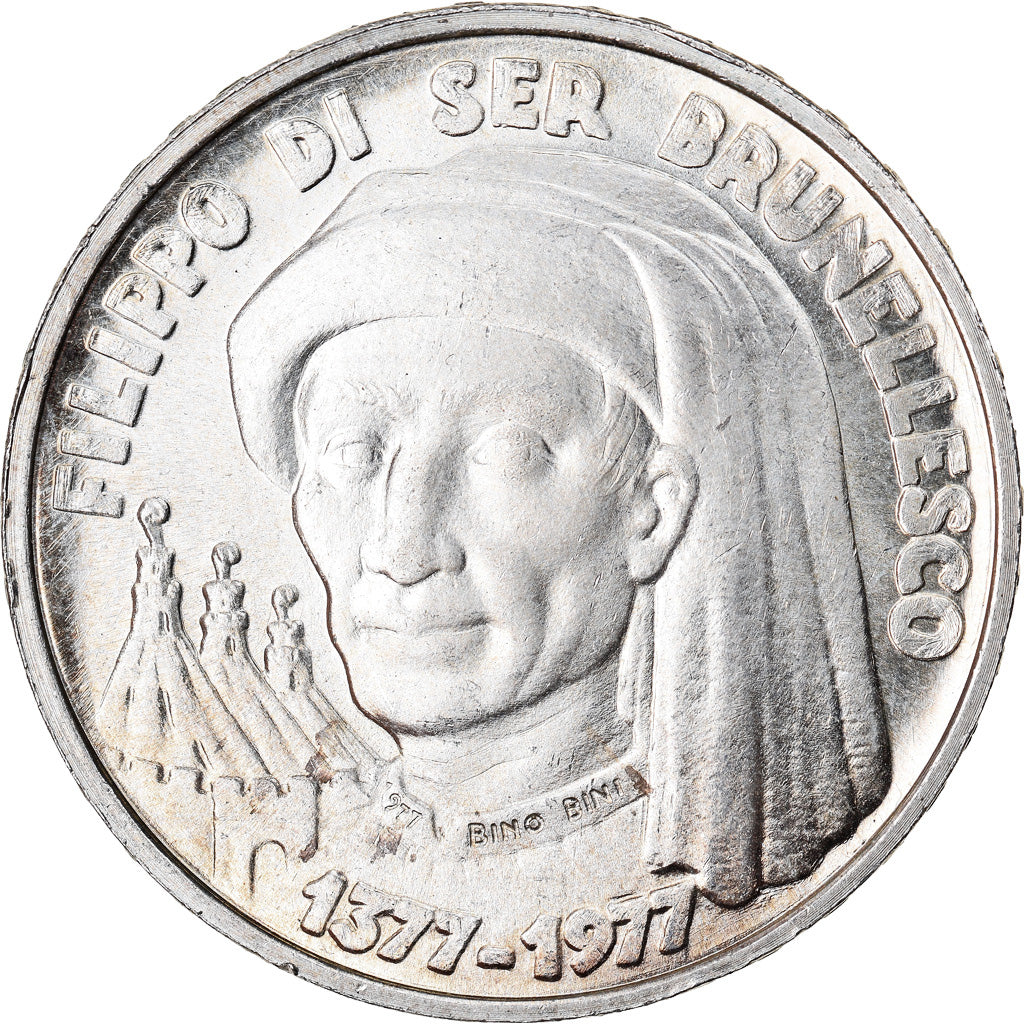 Münze, San Marino, 1000 Lire, 1977, Rome, UNZ, Silber, KM:72