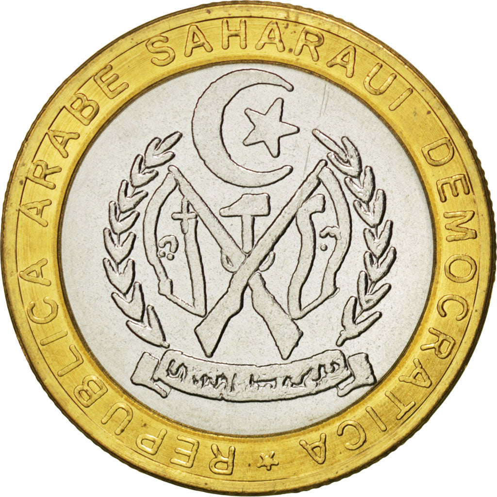 SAHARAWI ARAB DEMOCRATIC REPUBLIC, 500 Pesetas, 2004, KM #52, MS(63),...