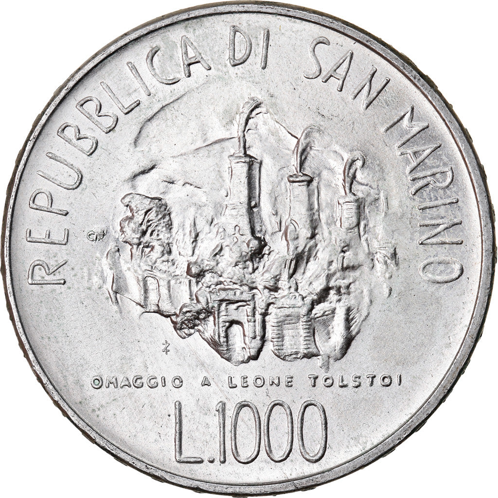 Coin, San Marino, 1000 Lire, 1978, AU(55-58), Silver, KM:85