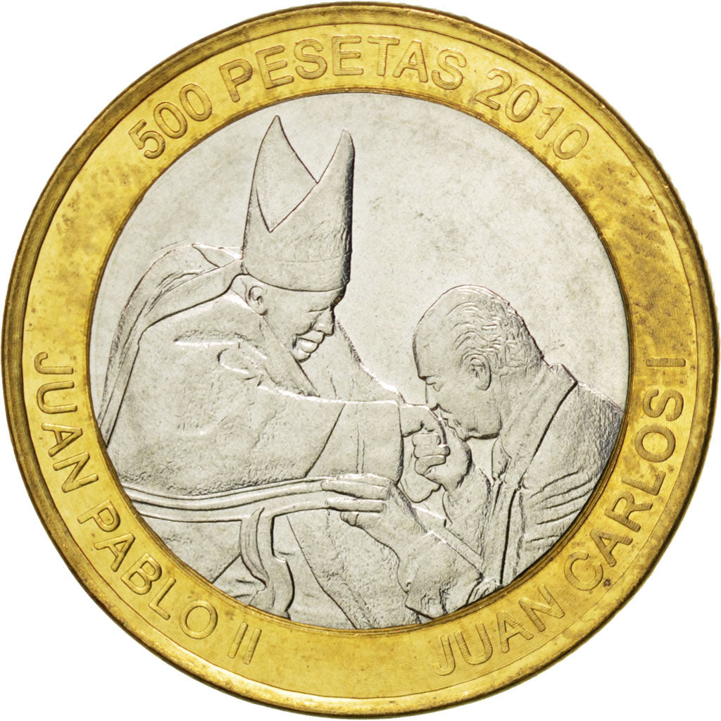 Western Sahara, 500 Pesetas, 2010, KM #New, MS(63), Bimetallic, 7.63