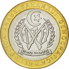 Western Sahara, 500 Pesetas, 2010, KM #New, MS(63), Bimetallic, 7.60