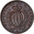 Munten, San Marino, 5 Centesimi, 1936, Rome, UNC-, Bronze, KM:12
