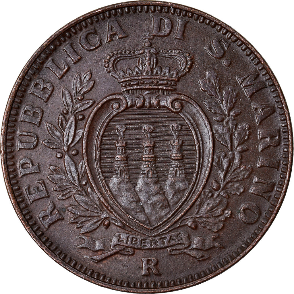 Moneta, San Marino, 5 Centesimi, 1937, Rome, SPL, Bronzo, KM:12