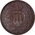 Monnaie, San Marino, 5 Centesimi, 1938, Rome, SUP, Bronze, KM:12