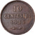 Munten, San Marino, 10 Centesimi, 1935, Rome, ZF+, Bronze, KM:13