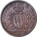 Monnaie, San Marino, 10 Centesimi, 1935, Rome, SUP, Bronze, KM:13