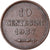 Moeda, San Marino, 10 Centesimi, 1937, Rome, AU(55-58), Bronze, KM:13