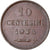 Moeda, San Marino, 10 Centesimi, 1938, Rome, AU(55-58), Bronze, KM:13
