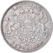 Münze, Latvia, Lats, 1924, SS, Silber, KM:7
