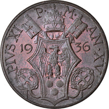 Moneta, CITTÀ DEL VATICANO, Pius XI, 10 Centesimi, 1936, Roma, SPL, Bronzo