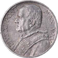 Coin, VATICAN CITY, Pius XI, 5 Lire, 1936, AU(55-58), Silver, KM:7